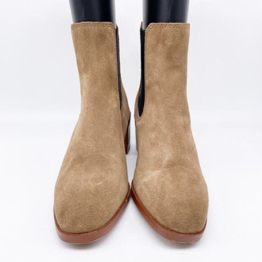 Steve Madden Women's Rhiannon Chelsea Boot Cognac Suede Size 7.5M - Picture 2 of 13